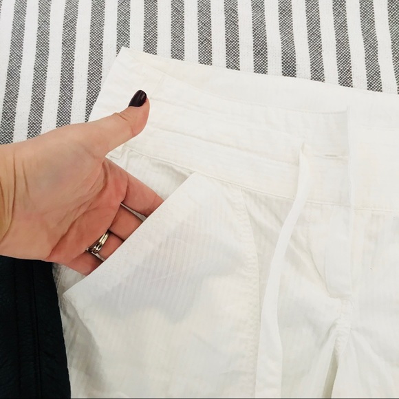 Matty M | Wide Leg White Shorts - Picture 4 of 8